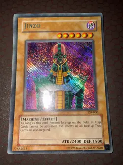 Yu-Gi-Oh! Jinzo (Reverse Foil) -PSV-000- Secret Rare - Unlimited Damaged! - Image 1