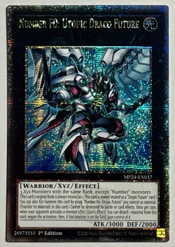 Number F0: Utopic Draco Future MP24-EN037 (NM) Quarter Century Secret Rare 1st - Image 1