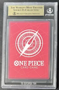 BGS 10 One Piece ST13-003 L Monkey.D.Luffy BVB Dortmund - ENG - Foil - Graded - Image 2