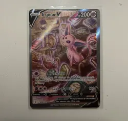 Pokemon Espeon V 180/203 Evolving Skies Ultra Rare Full Art Holo 200 HP Card - Image 1