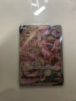 Pokemon Espeon V 180/203 Evolving Skies Ultra Rare Full Art Holo 200 HP Card - Image 2