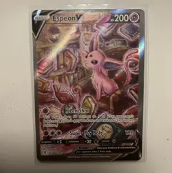 Pokemon Espeon V 180/203 Evolving Skies Ultra Rare Full Art Holo 200 HP Card - Image 4