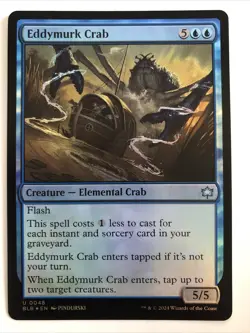 MTG Bloomburrow Eddymurk Crab Foil 0048 NM - Image 1