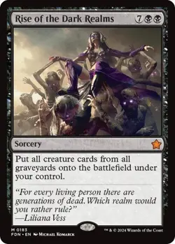 Rise of the Dark Realms (Foil) 183 MTG NM - Foundations - Image 1