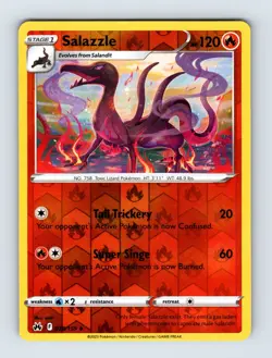 Salazzle - Crown Zenith 028/159 - Reverse Holo - NM - Pokemon - Image 1