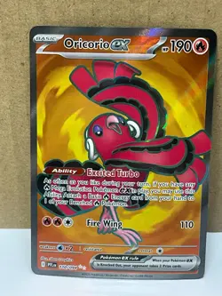 Oricorio ex 110/94 Ultra Rare Full Art NM Pokemon Phantasmal Flames - Image 1