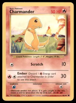 CHARMANDER 70/110 LC LEGENDARY COLLECTION POKEMON COMMON NM - Image 2