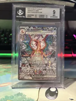 Charizard ex 223/197 Pokemon TCG Obsidian Flames SIR MINT BGS 9 - Image 4