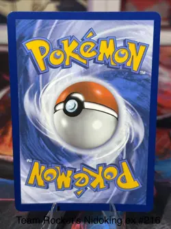 Pokemon 2025 SV Destined Rivals Team Rockets Nidoking EX 216 UR & RR 119 NM - Image 2