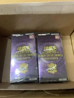Yu-Gi-Oh Duel Monsters QUARTER CENTURY CHRONICLE Side Unity Box Set Of 2 New - Image 1