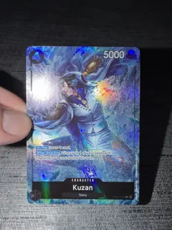 Carte One Piece Kuzan OP02-096 SR Alternate Art Paramount War English Card - Image 3