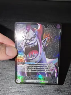 Carte One Piece Gecko Moria OP06-080 Leader Alternate Art English Card - Image 3