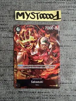 Carte One Piece Sakazuki OP02-099 SR Alternate Art English Card - Image 1