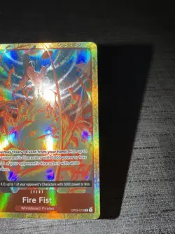 Carte One Piece Fire Fist OP03-018 R Alternate Art Pillars Of Strength English - Image 5