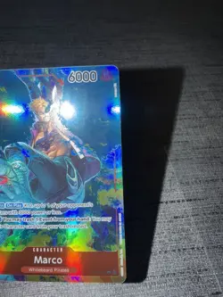 Carte One Piece Marco OP03-013 SR Alternate Art Pillars Of Strenght English Card - Image 5