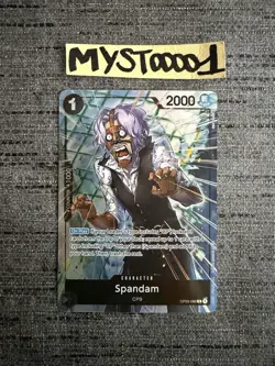 Carte One Piece Spandman OP03-086 R Alternate Art English Card - Image 1