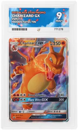 Pokemon TCG Charizard GX Black Star Promo Holo Card SM211 Hidden Fates Tin Ace 9 - Image 3