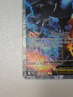 Mega Charizard X ex 125/094 Phantasmal Flames Pokemon card English TCG NEW - Image 4