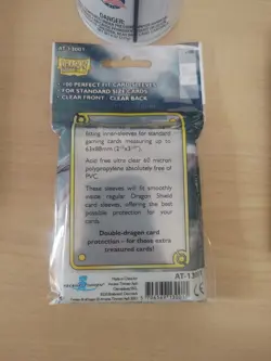 Arcane Tinmen Dragon Shields Perfect Fit (100) Clear Inner Card Sleeves Pack MTG - Image 2