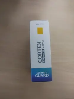 100 ULTIMATE GUARD CORTEX YELLOW MATTE STANDARD SIZE Card SLEEVES Deck Protector - Image 2