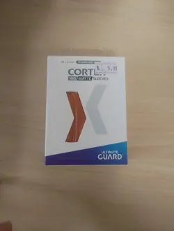 100 ULTIMATE GUARD CORTEX ORANGE MATTE STANDARD SIZE Card SLEEVES Deck Protector - Image 1