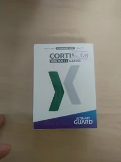 100 ULTIMATE GUARD CORTEX GREEN MATTE STANDARD SIZE Card SLEEVES Deck Protector - Image 1