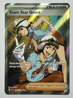 Team Star Grunt 242/198 (NM) IR Scarlet & Violet: Base Set 2023 Pokemon Card - Image 1