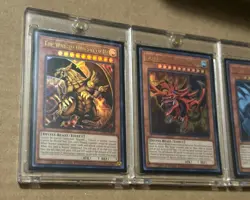 Yu-Gi-Oh! Egyptian God Cards Set - Slifer Obelisk Ra - LDK2 Ultra Rare Holo NM - Image 2