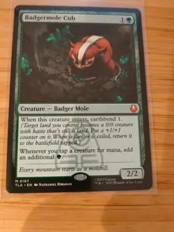 MTG Badgermole Cub 0167 Avatar: the Last Airbender M/NM Free UK P&P - Image 1