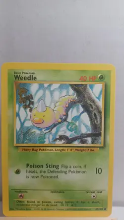 Weedle [LP] - Pokemon TCG Base Set 69/102 [Common] - Image 1