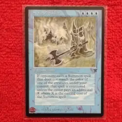 Magic: The Gathering Invoke "Prejudice" Enchantment 1994 Legends - Image 1