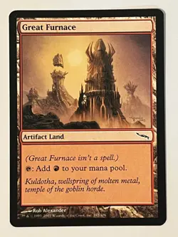 Great Furnace Mirrodin Non-Foil MTG LP - Image 1