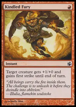 Kindled Fury x4 4x (1x FOIL 3x Regular) Morningtide NM MTG - Image 1