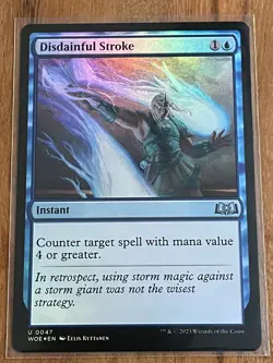 Disdainful Stroke Wilds of Eldraine Foil #47 MTG - NM+ - Image 1