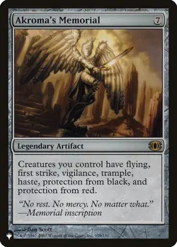 MTG Akroma's Memorial, NM-Mint, English The List Reprints - Image 1