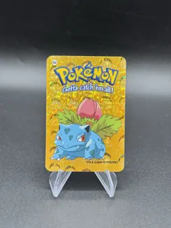 Ivysaur Rare Holo Pokemon Vintage Vending Prism Sticker Nintendo 2000 - Image 1