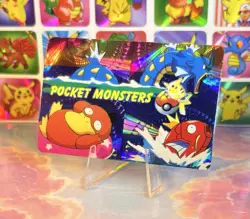 Pokemon HOLO Vintage Pocket Monsters Vending Prism Sticker 1998 Nintendo - Image 4