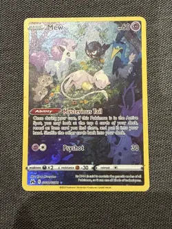 Pokemon TCG Mew GG10/GG70 Crown Zenith Galarian Gallery Holo - Image 1