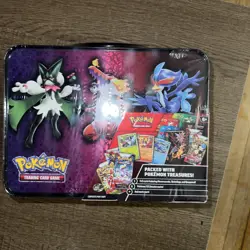 POKEMON TCG Fall 2023 Collectors Chest Lunchbox Tin Charizard 6 Booster Packs - Image 2