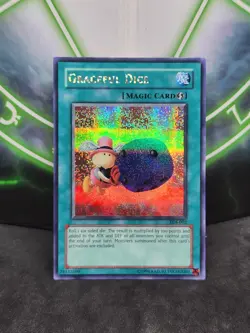 Yugioh Graceful Dice EDS-002 Prismatic Secret Rare NM - Image 1