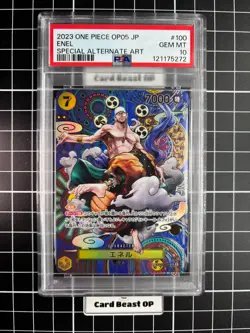 Enel SP OP05-100 Japanese Awakening of the New Era One Piece TCG PSA 10 - Image 1
