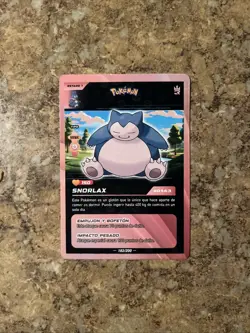 2024 POKEMON Black Edition TCG #182 SNORLAX Paldea Peru Card Edition NM - Image 1