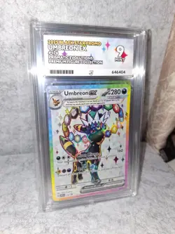 Pokemon TCG Umbreon EX Prismatic Premium Collection Promo Card 176 Ace 9 Graded - Image 1