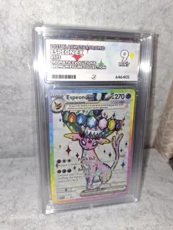 Pokemon TCG Espeon EX Prismatic Premium Collection Promo Card 175 Ace 9 Graded - Image 1