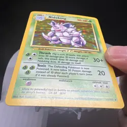 1999 Pokemon Base Unlimited #11 Nidoking HOLO RARE - Image 2