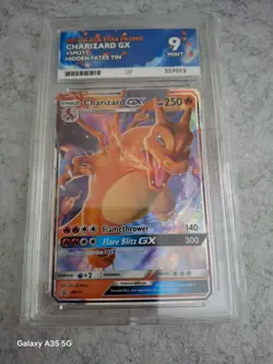 Pokemon Charizard GX SM211 Hidden Fates Black Star Promo - Ace Graded 9 - Image 1