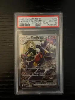 2025 Pokemon DRI Destined Rivals Special Illustration Rare Cynthia's Garchomp EX - Image 1