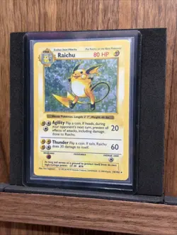 1999 Pokemon Raichu Shadowless Holo Base Set #14/102 ⚡ DAMAGED - Read - Image 4