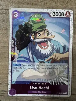 Uso-Hachi #ST18-001 Starter Deck 18: PURPLE Monkey.D.Luffy One Piece - Image 1