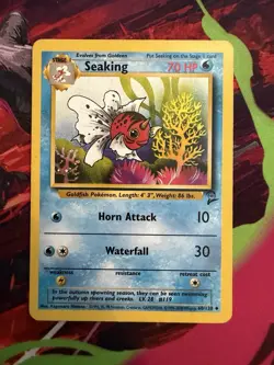Seaking 60/130 Base Set 2 Uncommon Pokemon Card - Image 1
